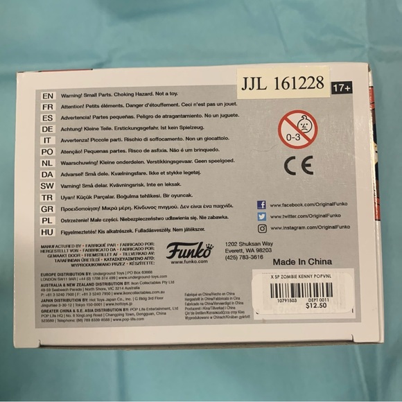 Funko Pop! South Park Zombie Kenny #5 Hot Topic Exclusive - Picture 6 of 7